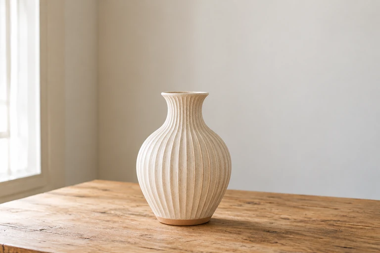 Photo source — Le même vase, mis en valeur.