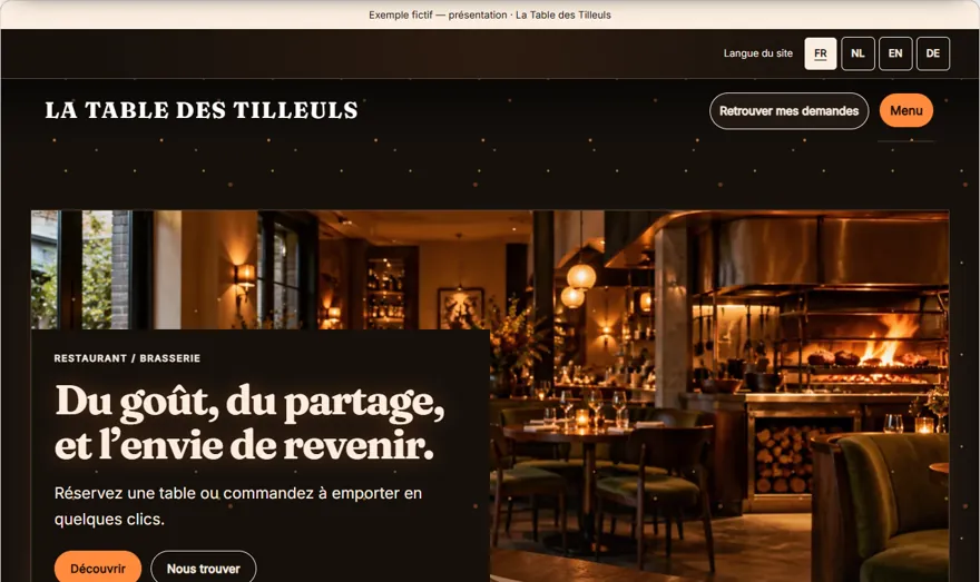 Vapeur & braise · restaurant